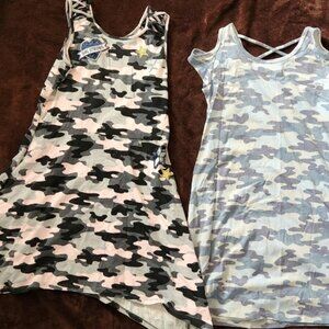 BUNDLE - 2 Children's Place Camo Dresses Size 10/12